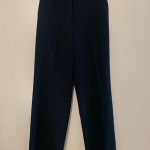 Babaton Navy Checkered Pant